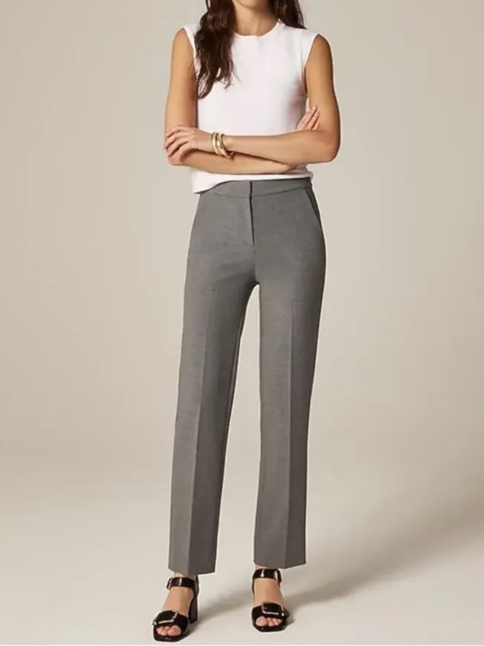 J.Crew Kate straight-leg pant in four-season stretch